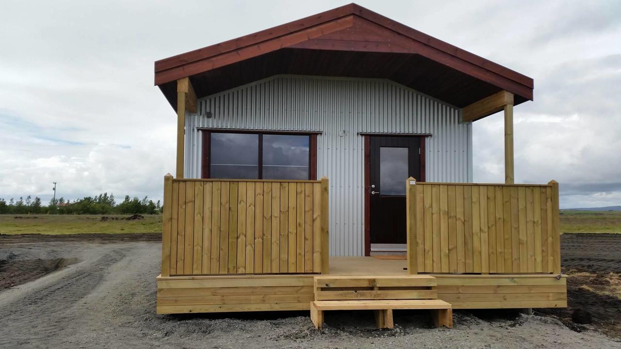 Hekla Cabin 3 Volcano And Glacier View Hella Εξωτερικό φωτογραφία
