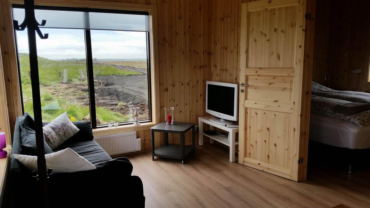 Hekla Cabin 3 Volcano And Glacier View Hella Εξωτερικό φωτογραφία